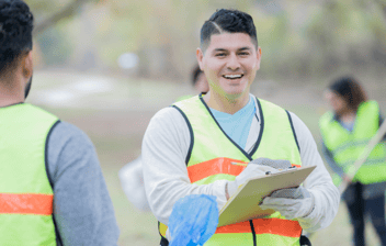 A volunteer leader managing their program