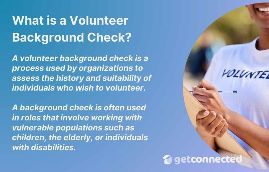 What is a volunteer background check