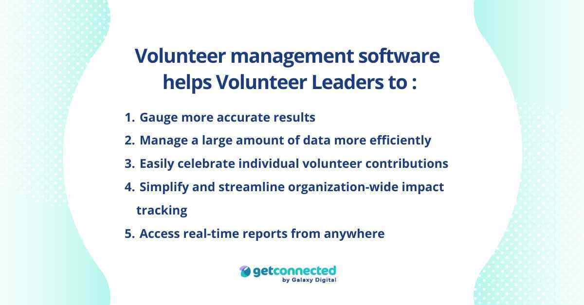 Volunteer hours tracking software helps volunteer leaders engage volunteers