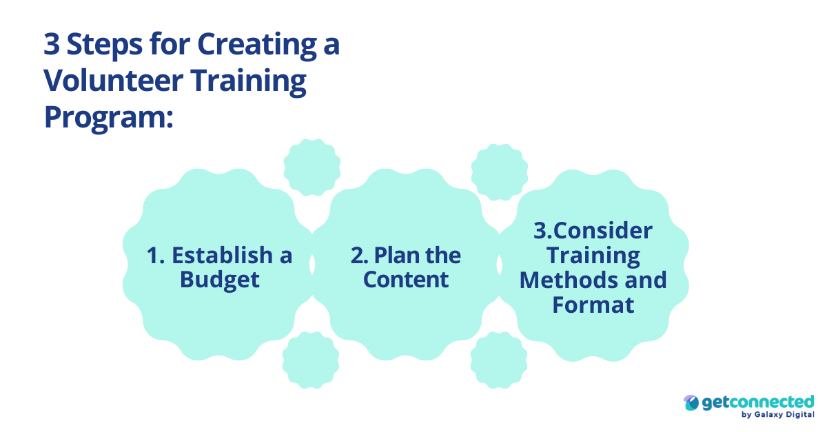 3 steps for creating a volunteer training program