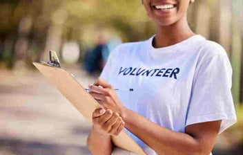 City Volunteer Manager at Volunteering Event