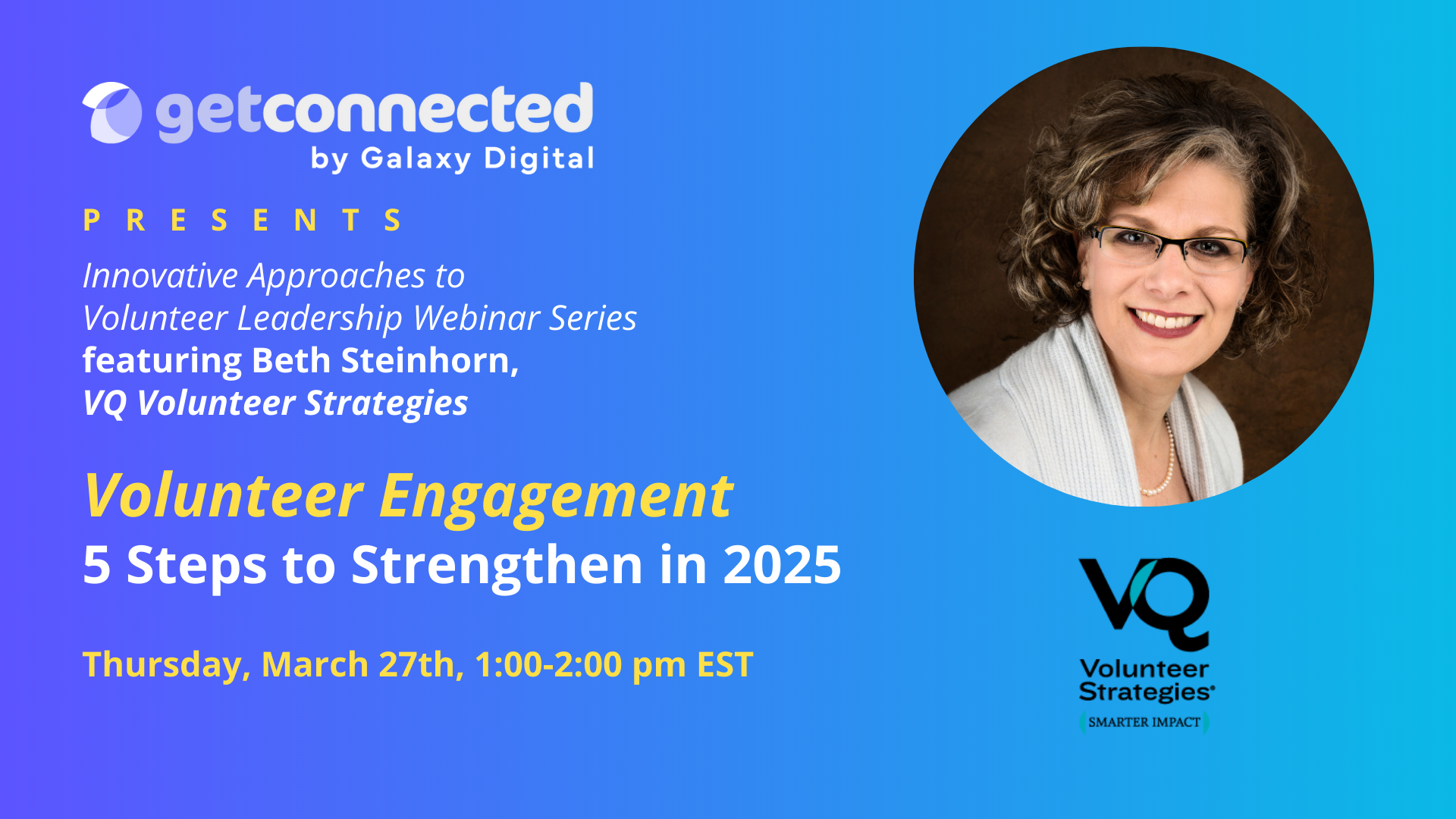 March 2025 Webinar Invite - VQ Volunteer Strategies