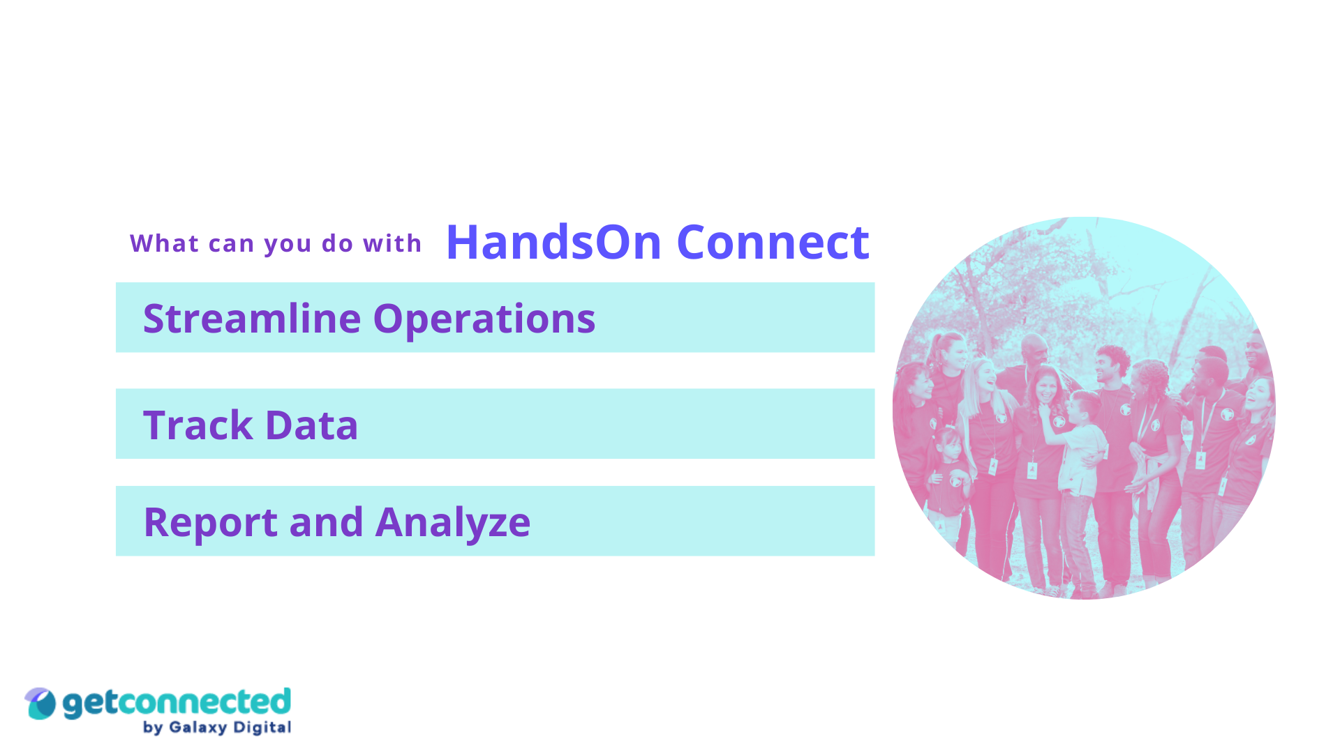 HandsOn Connect capabilities