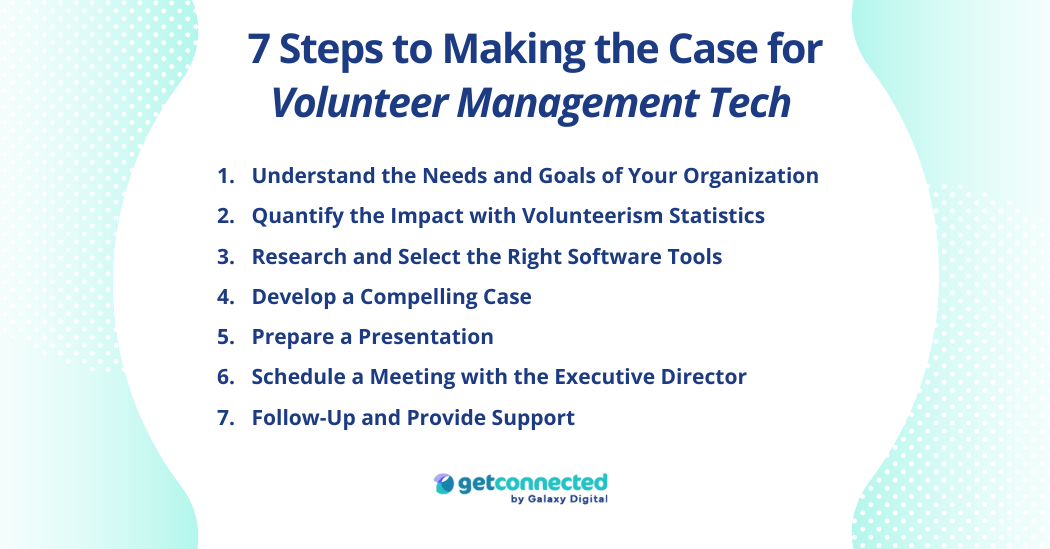 7 Steps to Make the Case for Volunteer Management Tech