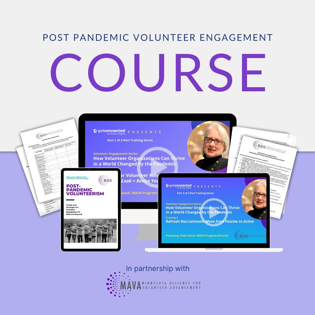 Post Pandemic Volunteer engagement course