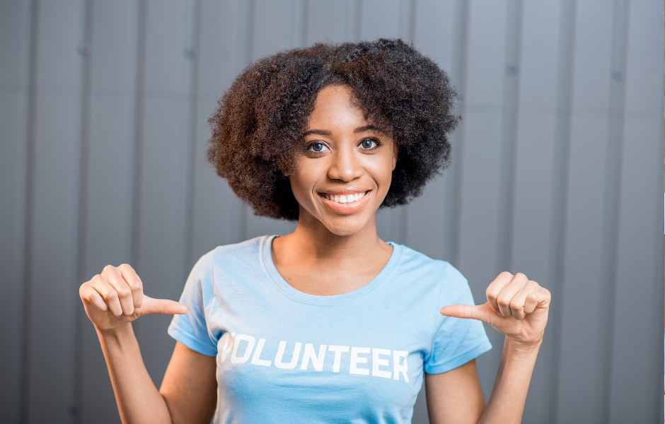 A volunteer who had a good volunteer experience 