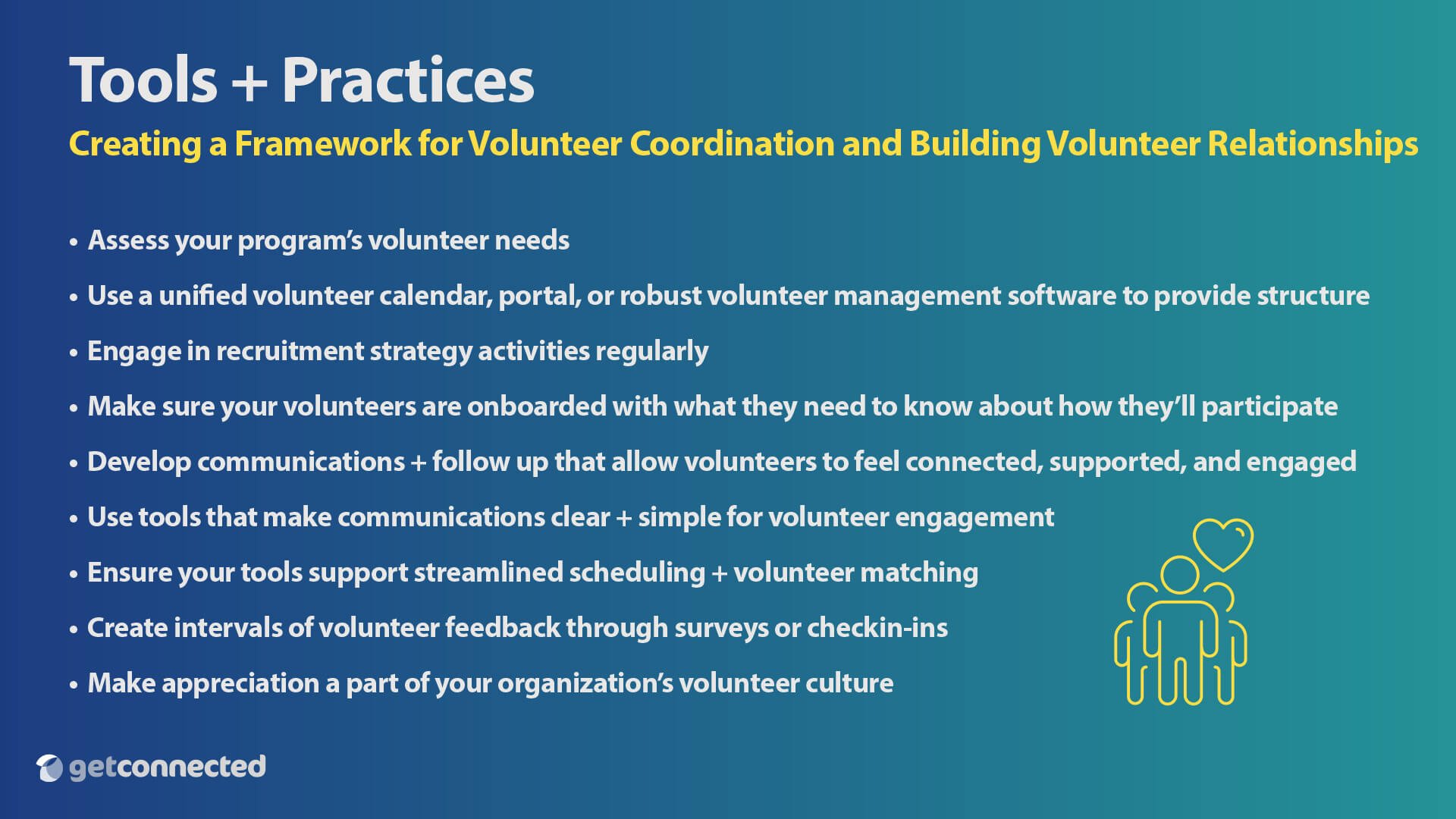 Building Relationships through Volunteer Coordination Webinar